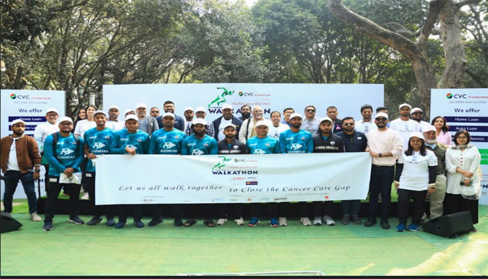 সিভিসি ফাইন্যান্সের  “ওয়াকাথন-২০২৩” উদ্বোধন করেছে রংপুর রাইডার্স