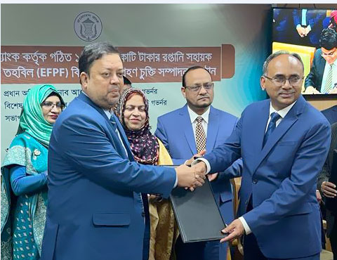 সাউথইস্ট ব্যাংকের সাথে বাংলাদেশ ব্যাংকের চুক্তি স্বাক্ষর