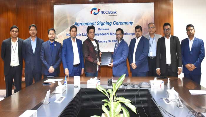 এনসিসি ব্যাংক এবং বাংলাদেশী মানি এক্সচেঞ্জ , কানাডা এর মধ্যে রেমিটেন্স বিতরণ চুক্তি